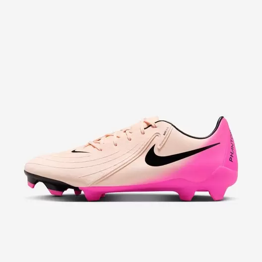 zapato de fútbol nike phantom gx 2 academy rosado fg adulto