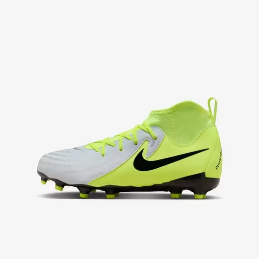 zapato de fútbol nike phantom luna 2 academy gris fg niño