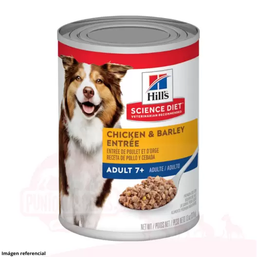 Pack 12 Hills Alimento Humedo Adulto +7 Para Perros 370gr