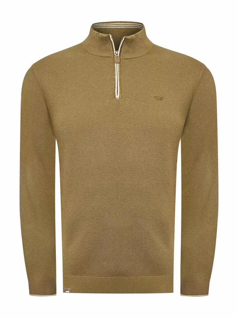 Sweater Algodón Orgánico Hombre Bilbao Verde Rockford