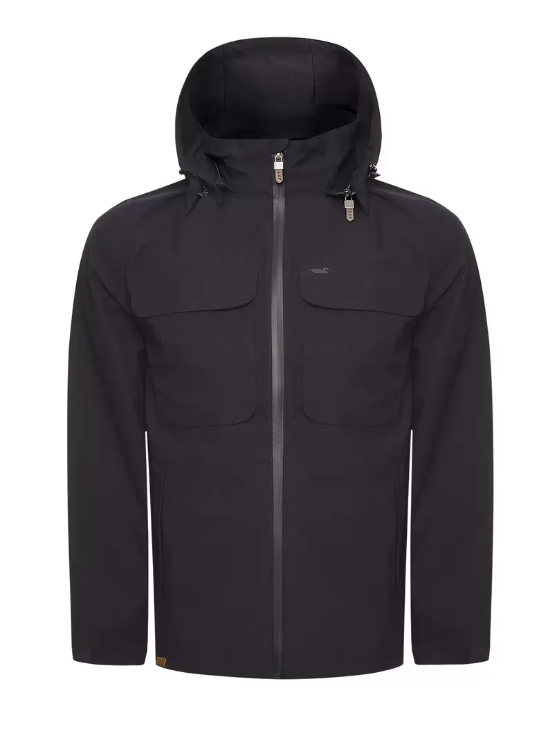 Impermeable Fibras Recicladas Hombre Rain Azul Rockford