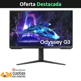 Monitor Gamer Samsung 27", FHD, 180Hz, VA, 1ms, FreeSync, Odyssey G3 LS27DG300ELXZS