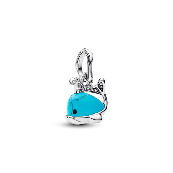 Charm Colgante Ballena Color Turquesa
