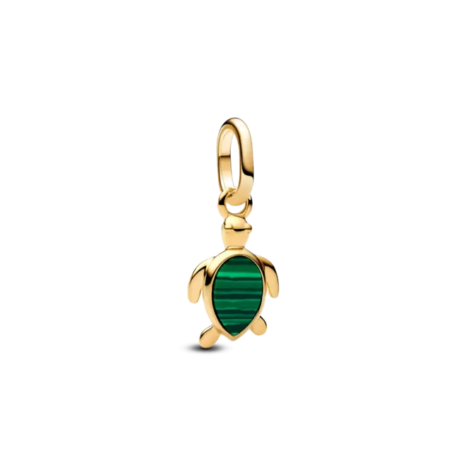 Mini Charm Colgante Tortuga Verde