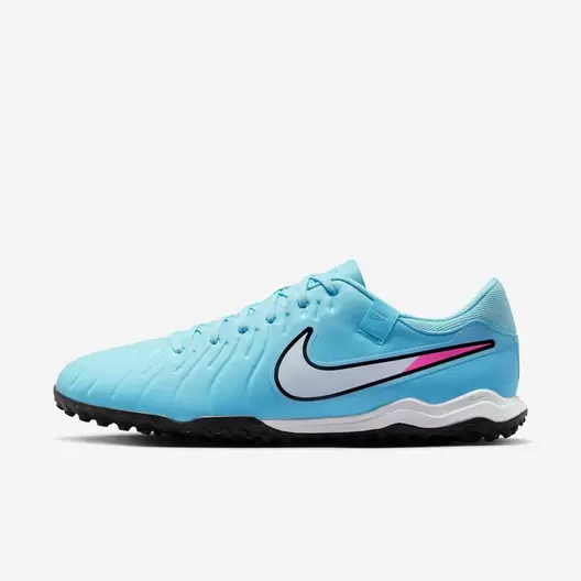 zapatilla de futbol nike tiempo legend 10 academy celeste tf adulto