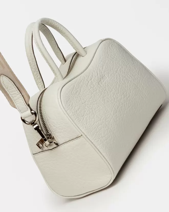 Cartera de mano The Club en cuero graneado