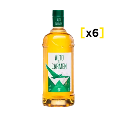 Pisco Alto del Carmen 1 litro 35 grados x6