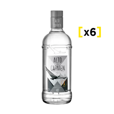 Pisco Alto del Carmen Transparente 40 750 CC x6