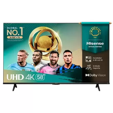 Televisor 58" LED 4K UHD A6N Smart TV Hisense