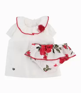 Conjunto Recién Nacida Floreado