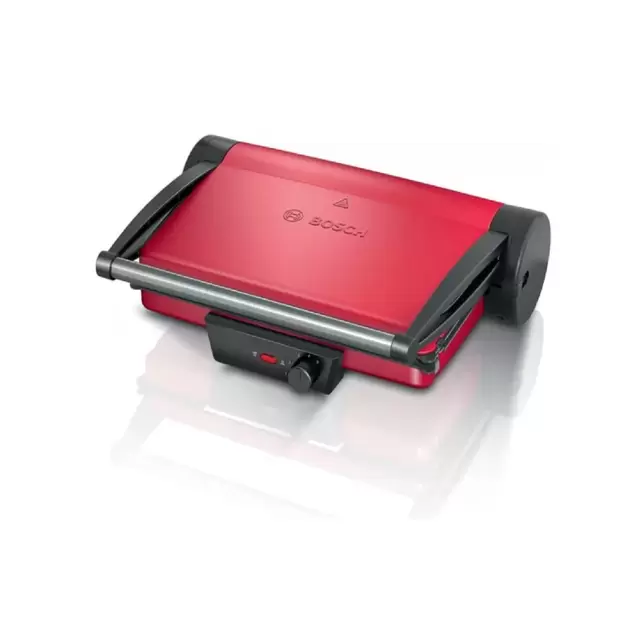 Parrilla Grill 3 en 1 Roja Placas antiadherentes Bosch