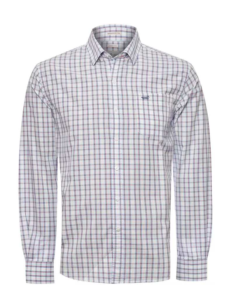 Camisa Algodón Orgánico Hombre Lighter Azul Rockford