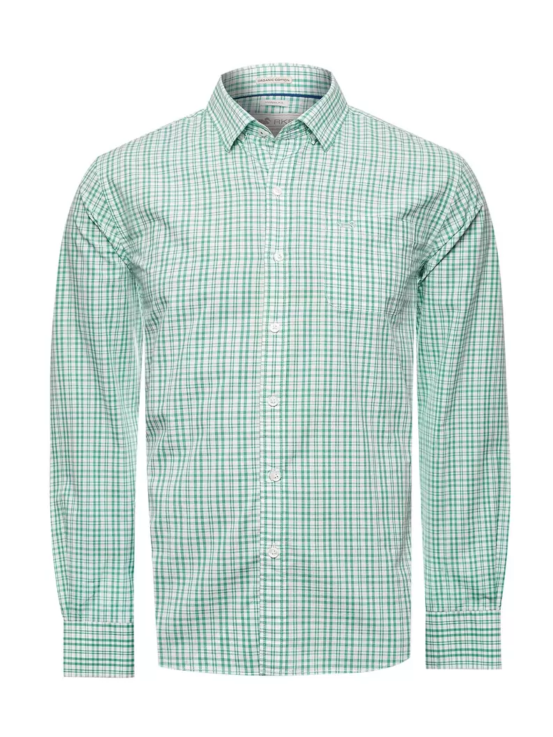 Camisa Algodón Orgánico Hombre Lighter Verde Rockford