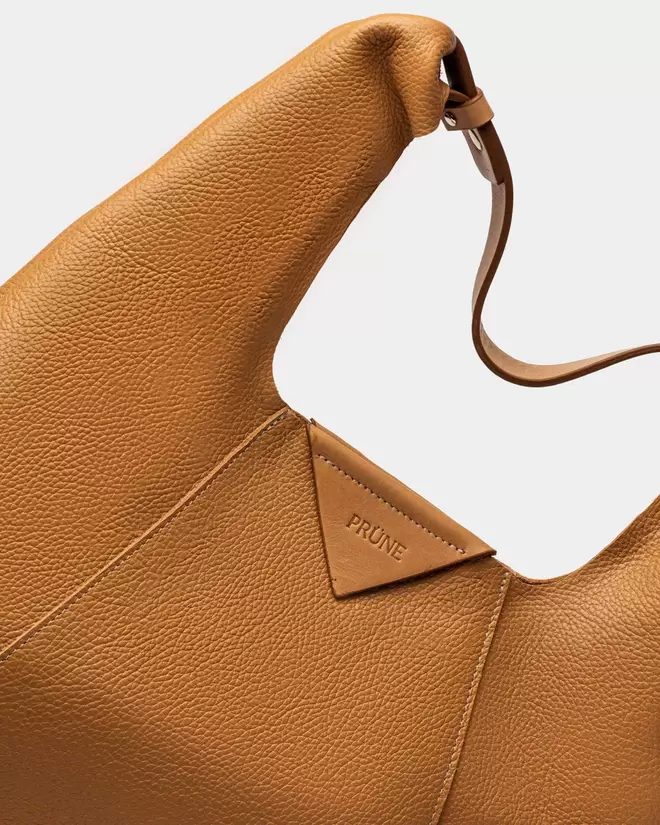 Cartera al hombro The Shopping en cuero graneado