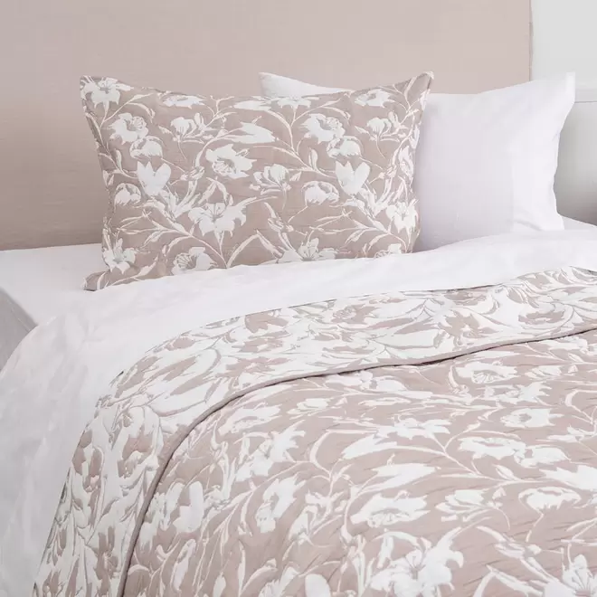 Cubrecama Quilt Jacquard Alicia 1.5 Plazas Malva