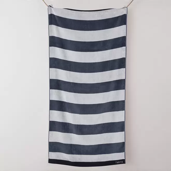 Toalla Playa Jacquard Renzo Azul