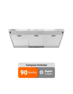 CAMPANA AT-XN REIN 90 M2 INOX