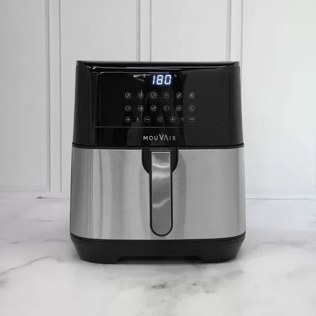 Freidora de Aire Gourmet 7lt Negra Mouvair