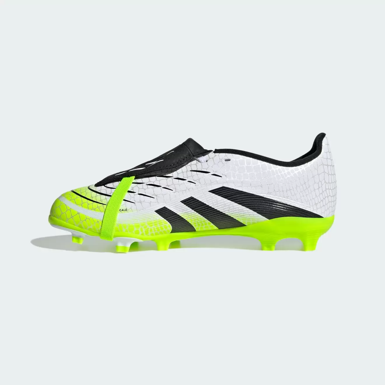 zapato de futbol adidas predator league blanco-negro fg niño