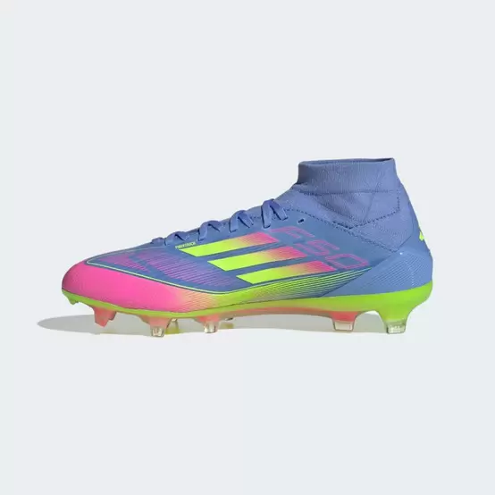 zapato de futbol adidas f50 pro fg mid multicolor mujer