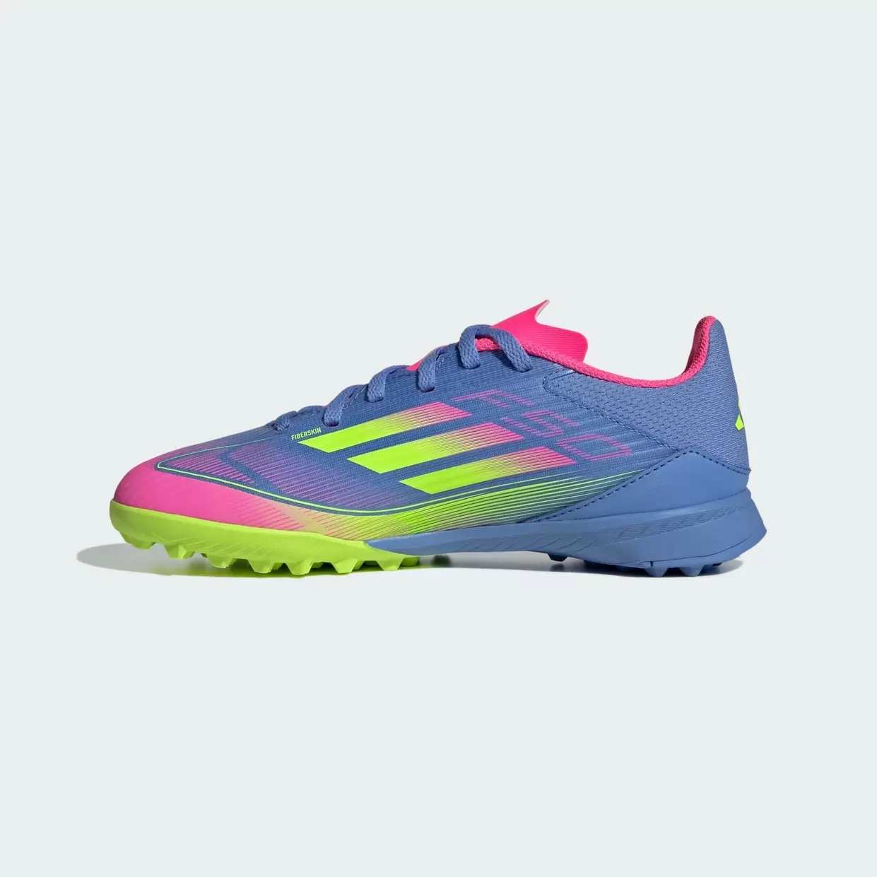 zapatilla de futbol adidas f50 league tf multicolor niño