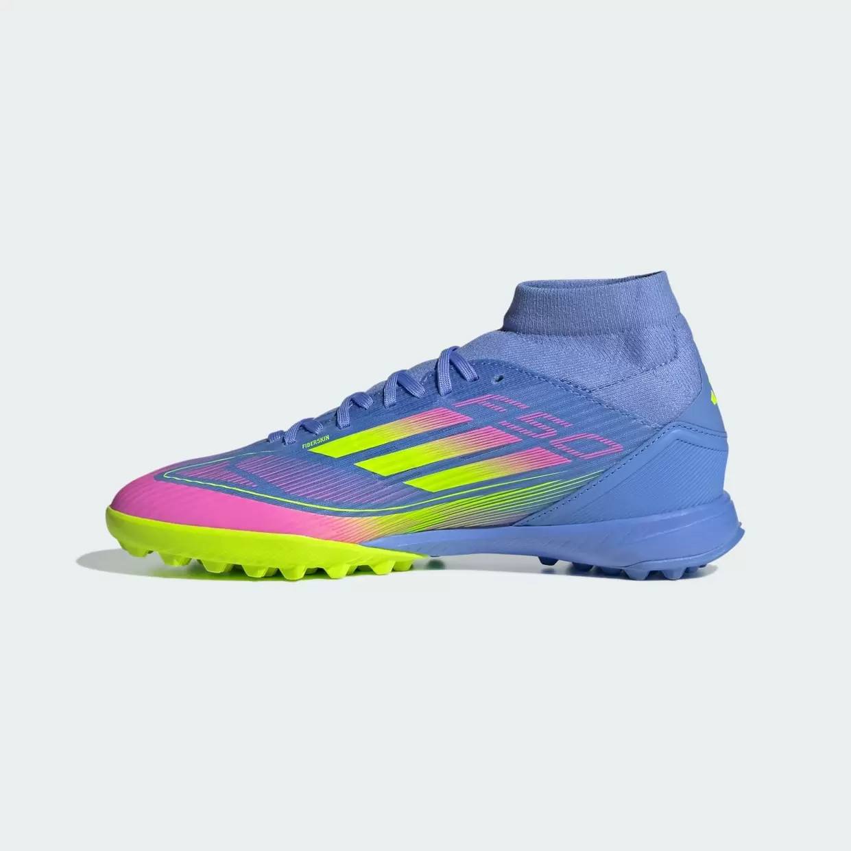 zapatilla de futbol adidas f50 league mid multicolor mujer
