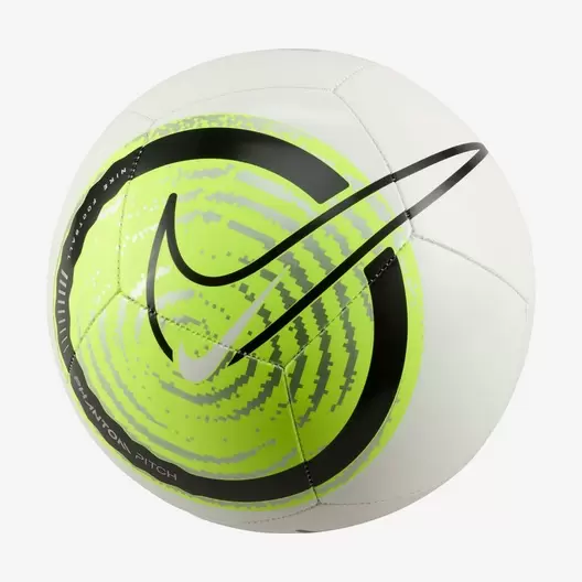 balón de futbol nike phantom blanco-verde talla 3