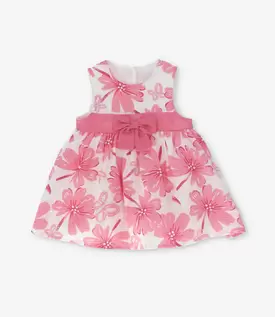 Vestido recién nacida floreado