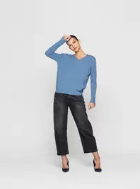Sweater Mujer Aurea Azul Lineatre