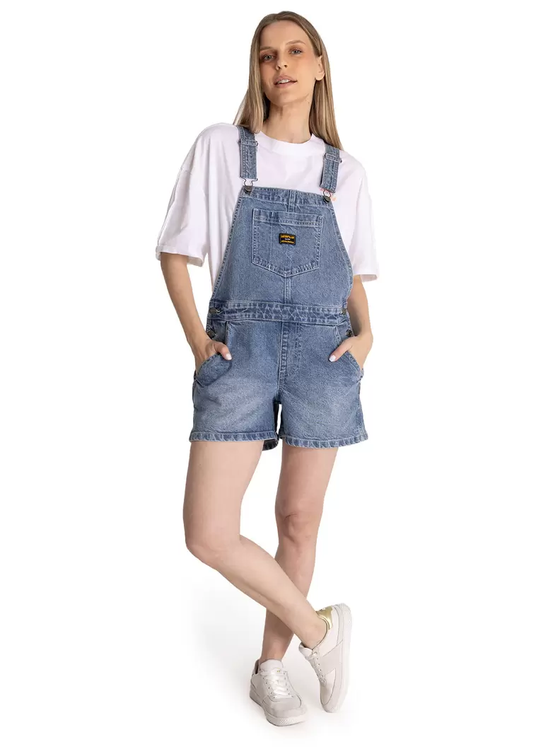 Jardinera Denim Mujer Heritage Azul CAT