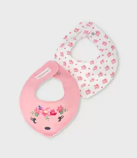 Pack babero recién nacida 2 unidades