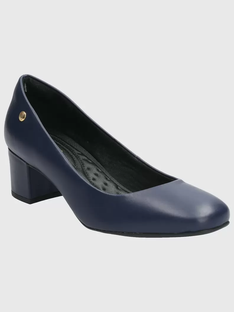 Zapato Cuero Mujer Manson Azul