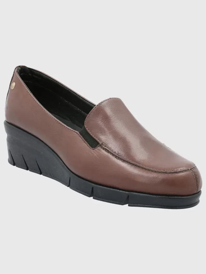 Zapato Cuero Mujer Huge Grant Too Café