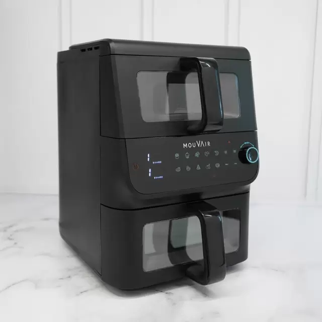Freidora de Aire Duo 10lt Negra Mouvair