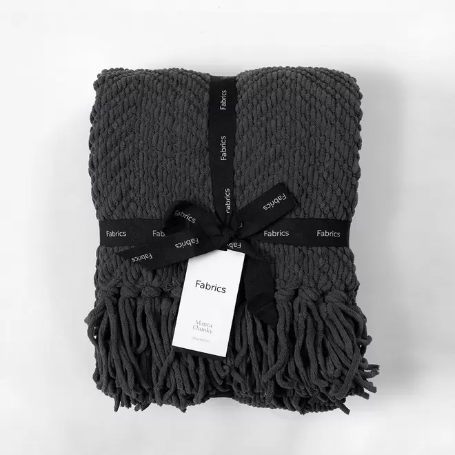 Manta Chunky Zigzag Marengo