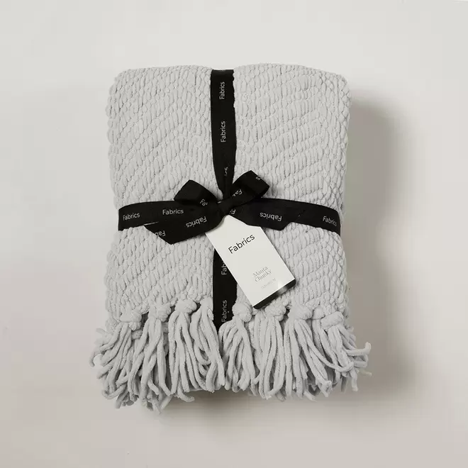 Manta Chunky Zigzag Perla