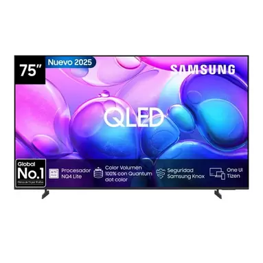 Televisor QLED 75" 4K UHD QN75Q6FAAGXZS Smart TV Samsung