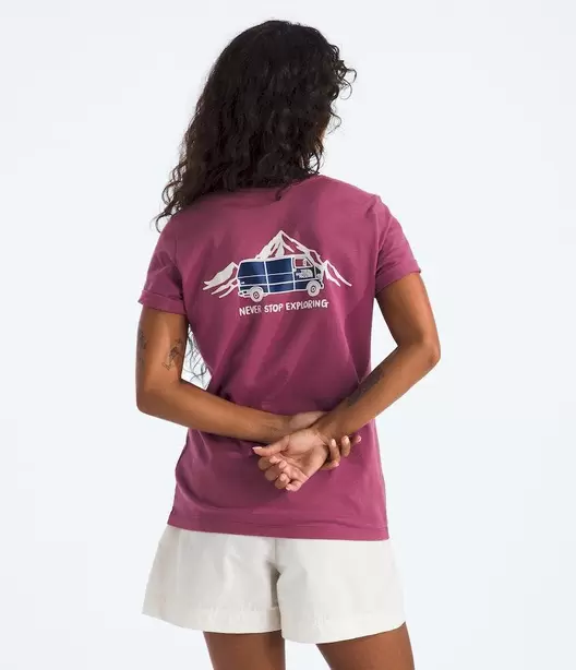 Polera s/s outdoor graphic mujer