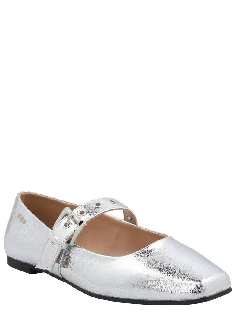 Ballerina Mujer Chelsea Plateado Azaleia