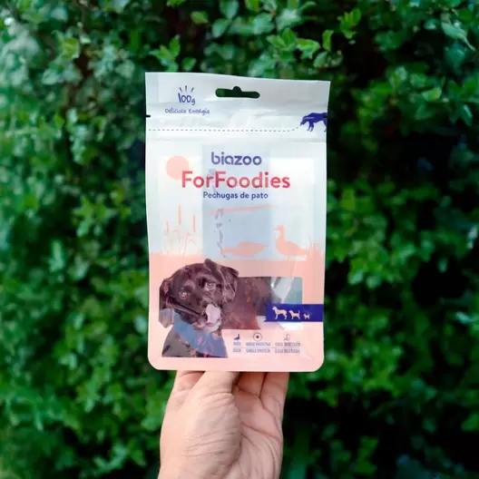 Golosina para Perros Biazoo Pechugas Suaves Patos 100 grs