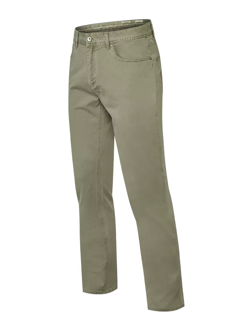Pantalón Algodón Hombre Five Gris Rockford
