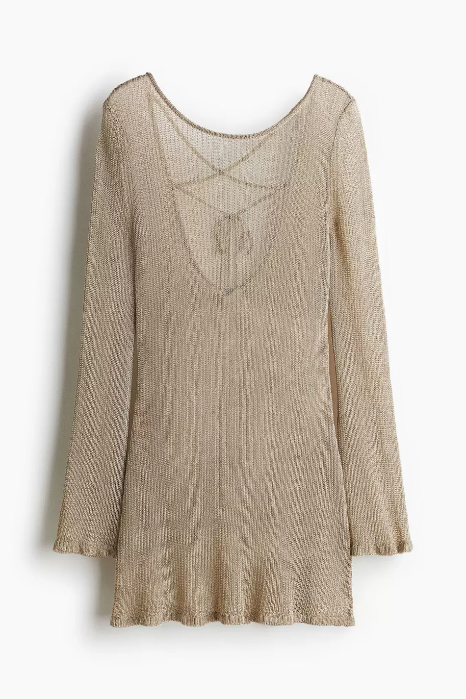 Vestido playero con lazada