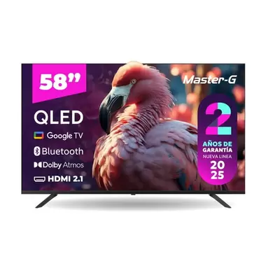 Smart TV QLED 58" Google TV 4K Bluetooth Frameless FF
