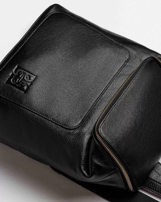 Mochila Mashenka en cuero vegetal liso