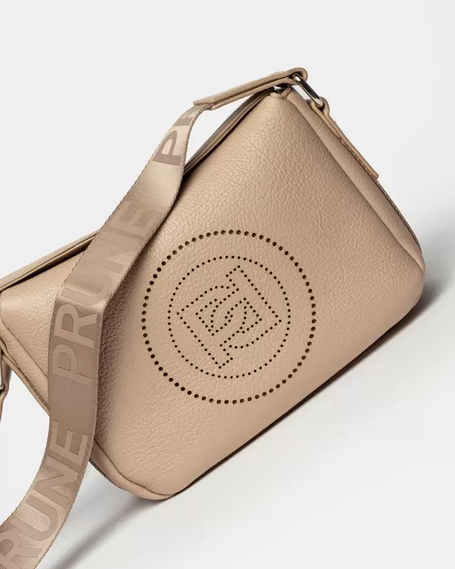 Bandolera Key en efecto cuero graneado