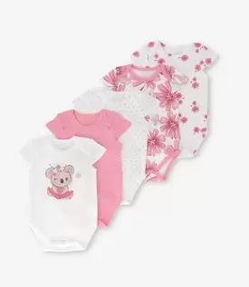 Pack body recién nacida 5 unidades