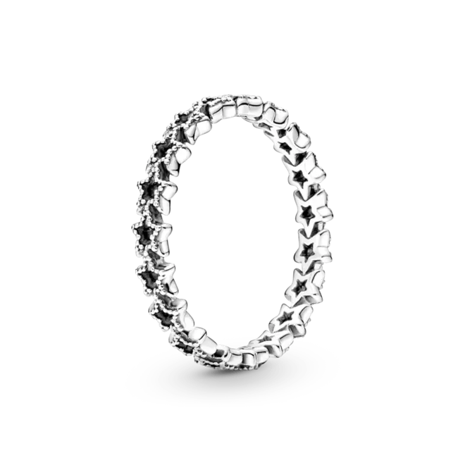 Anillo Banda De Estrellas Asimétricas