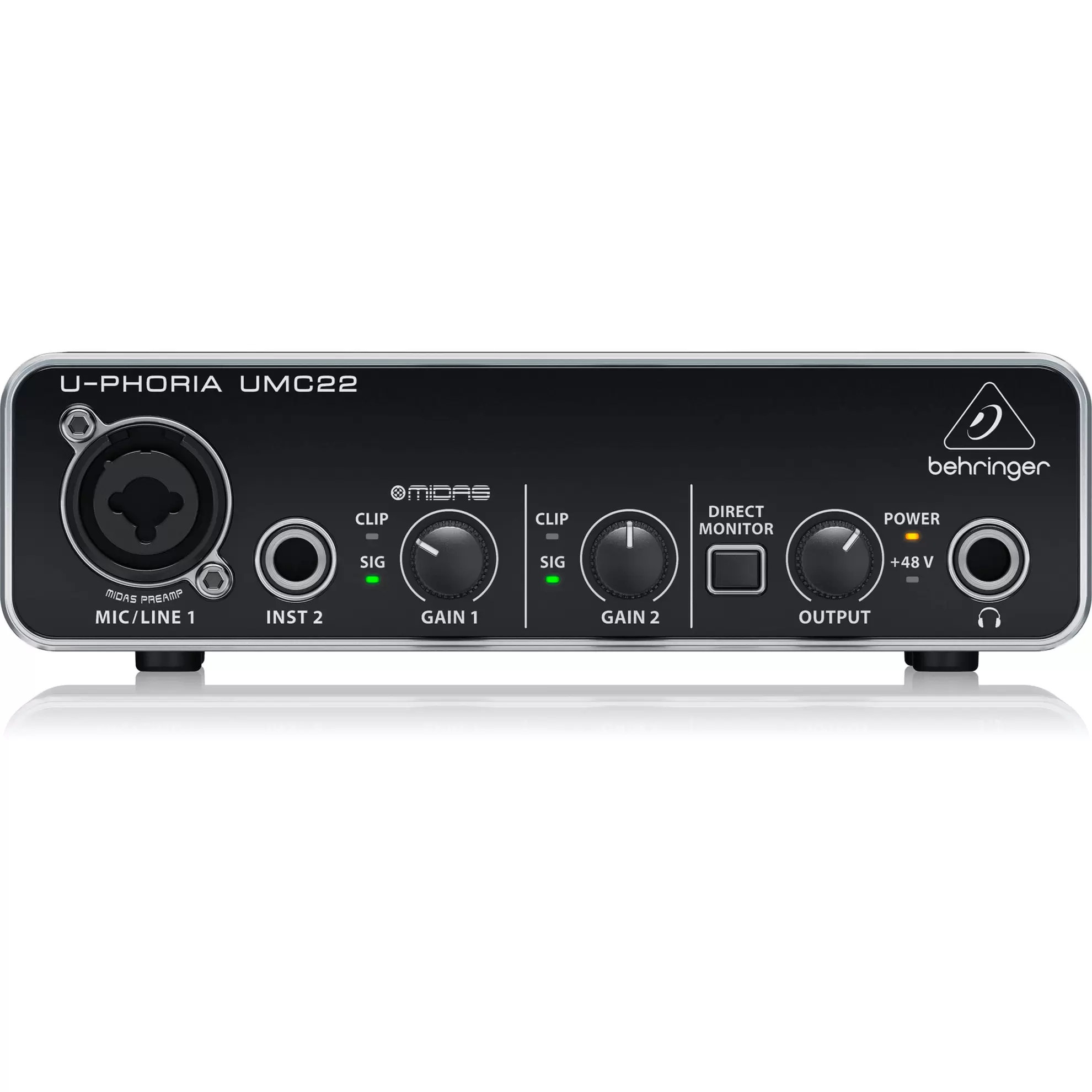 Interfaz de audio Behringer U-Phoria UMC22