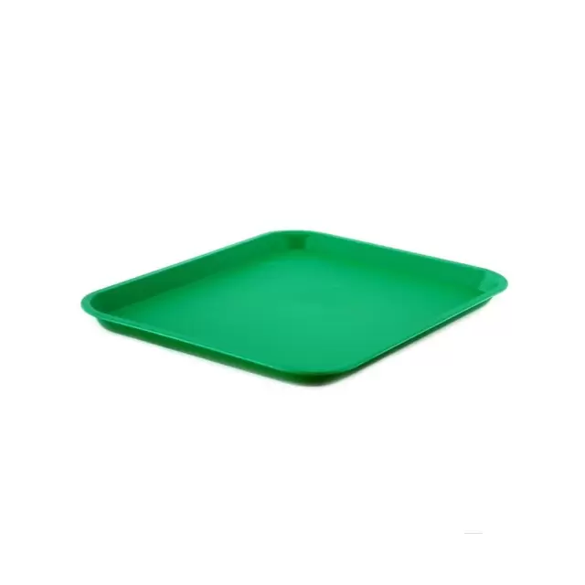 Bandeja Autoservicio Plástico Rectangular Verde 45x35cm...