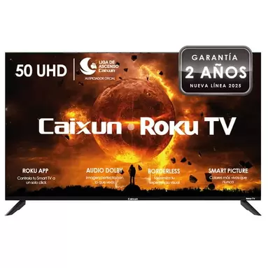 Smart TV Caixun LED 50" UHD 4K Roku TV C50V1UR